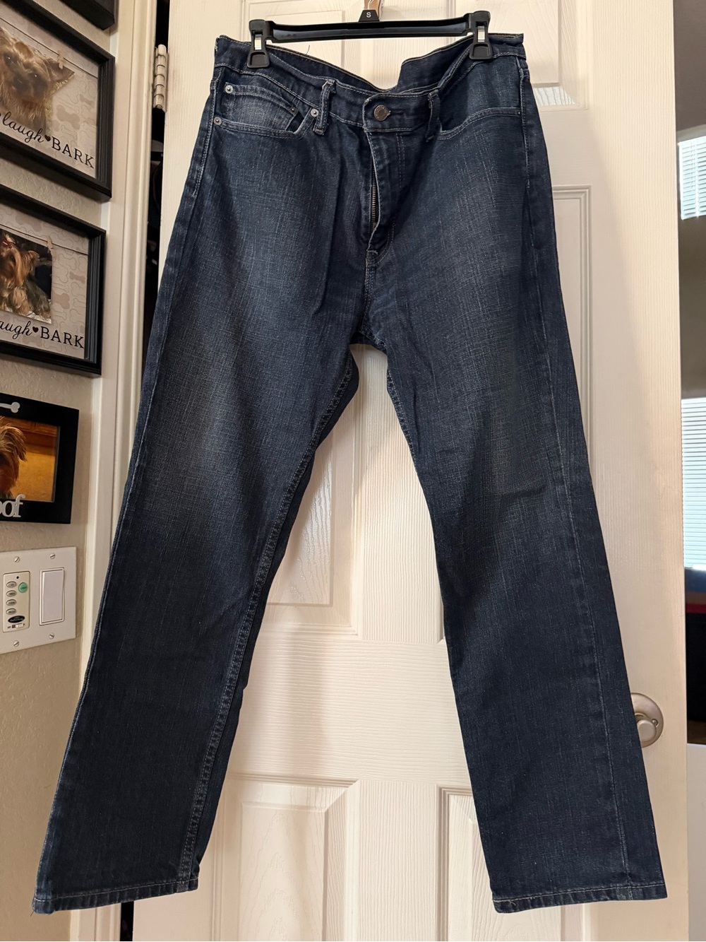 Levi's Men’s Dark Indigo Relaxed Straight Jeans